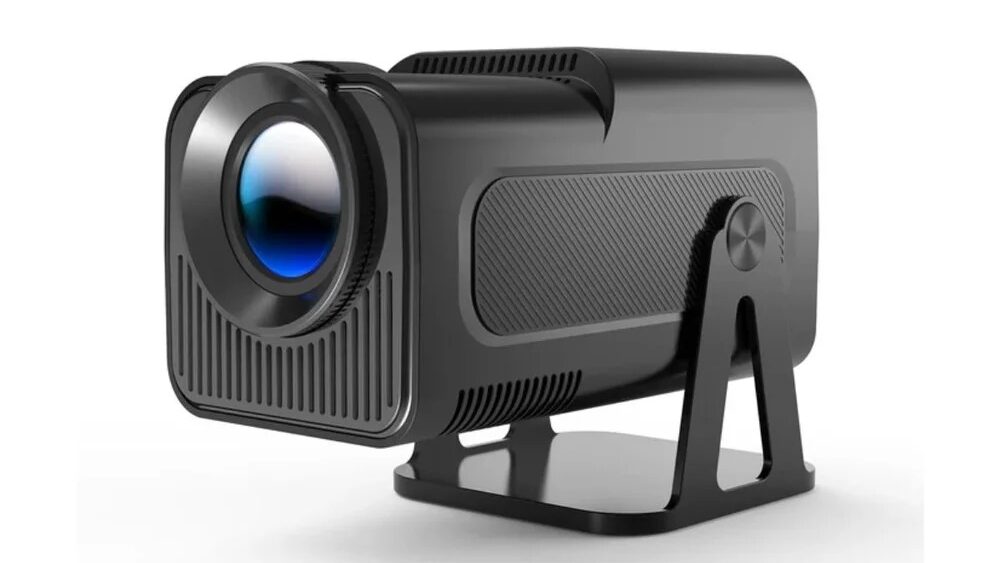 Projetor Magcubic Hy320 Full HD frente fundo branco